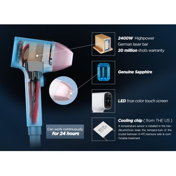 ADSS 808nm Diode Laser Removal Laser System Laser Hair Removal Machine Professional