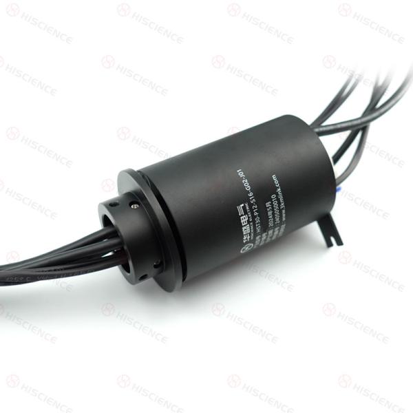 Customized Rotary Union Slip Rings 8 Circuits 20A+4 Signals+16 Encoder Signals+ 2 Shields For Industrial Sewing Machines