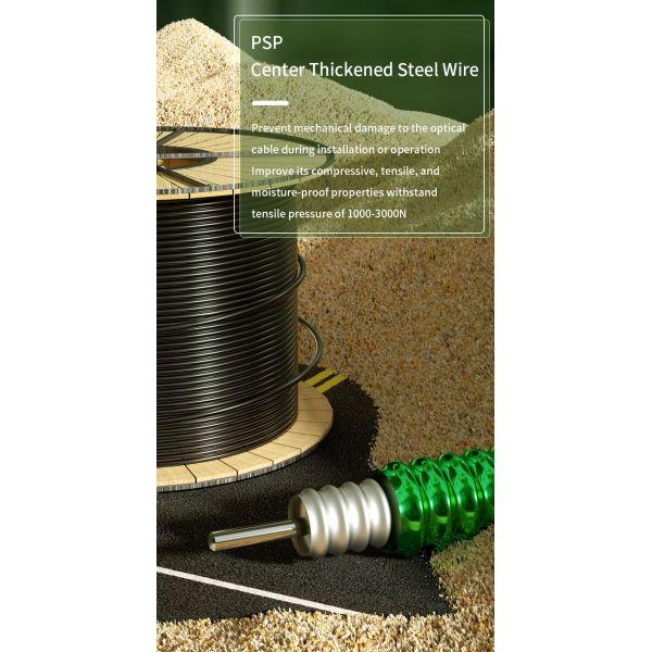 Armoured GYTA53 Fiber Optic Cable for Speed Data Transfer in Extreme Environments