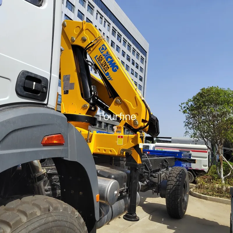 Knuckle Boom Beiben 6×4 Truck Mounted Crane with 10 Ton Hydraulic Lifting Capacity