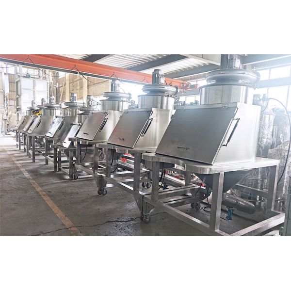 Estación de alimentación sin polvo cerrada Manual Estación de alimentación sin polvo en bolsas pequeñas Equipo de alimentación sin polvo