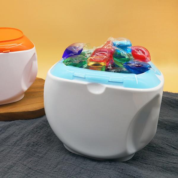 garrafas plásticas do armazenamento de 400g 500g 600g 800g para a caixa das vagens da lavanderia dos detergentes líquidos