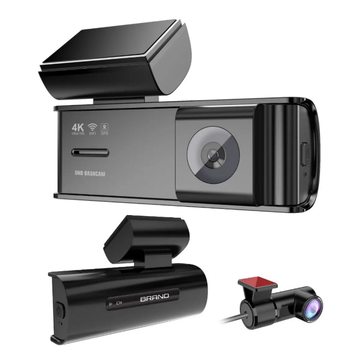 2K 4K Dual Channel Car Dash Camera Rear 1080P Recording WiFi GPS Parking Monitor