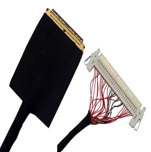 HRS DF13-30DS-1.25C à DF14-20S-1.25C 20 broches 30 broches 40 broches 50 broches 60 broches Assemblage de câble LCD personnalisé pour le panneau LCD