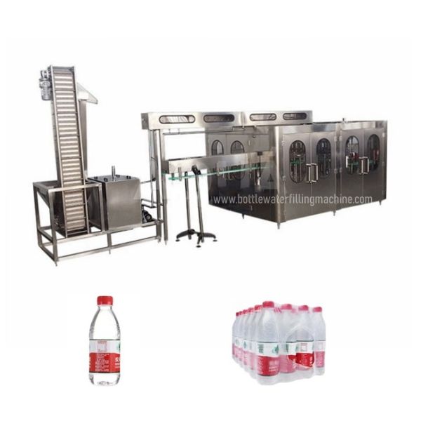 3 dans 1 machine de remplissage de bouteilles 24bpm isobare de Monoblock