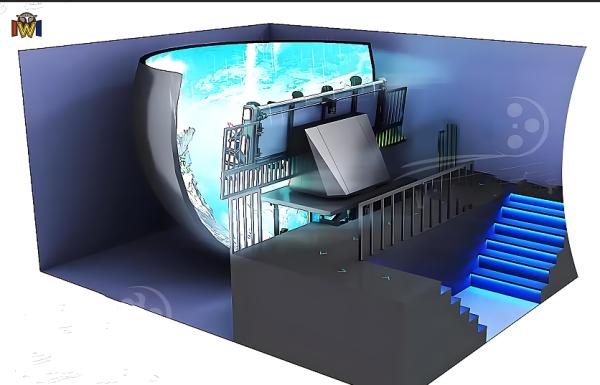 Théâtre de cinéma 4D 5D Dôme 9D Cinéma virtuel avec certification CE Rohs