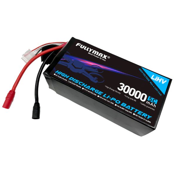 Commercial UAV Drone Battery 6s 30000mAh 23.52V 5C Li Ion Aerial Photography Transport Delivery
