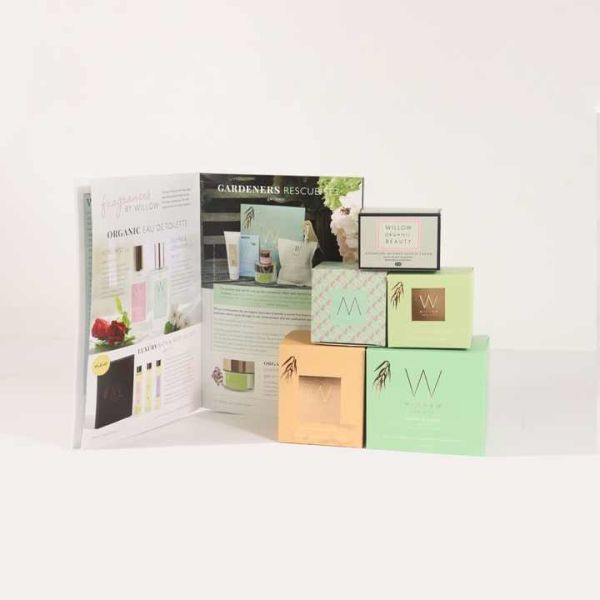 Boîte cosmétique en carton crème personnalisée avec logo imprimé, impression de boîte en papier de maquillage pour les soins de la peau, boîte en carton pour la peau