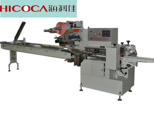 Three Servo Motor Snack Food Packaging Machine Upper Film Feeding Gusset