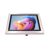 Monitores de tela sensível ao toque de nível industrial de aço inoxidável impermeável IP65 completo
