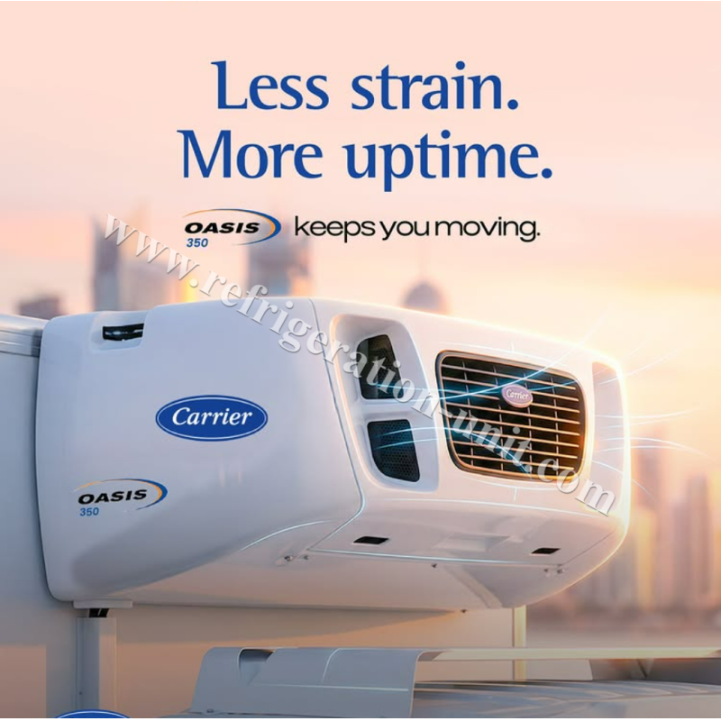 oasis 350 Carrier transicold refrigeration unit available for the 8-9 meters refrigerated box truck in 40-50 degree Ambient temperature good price