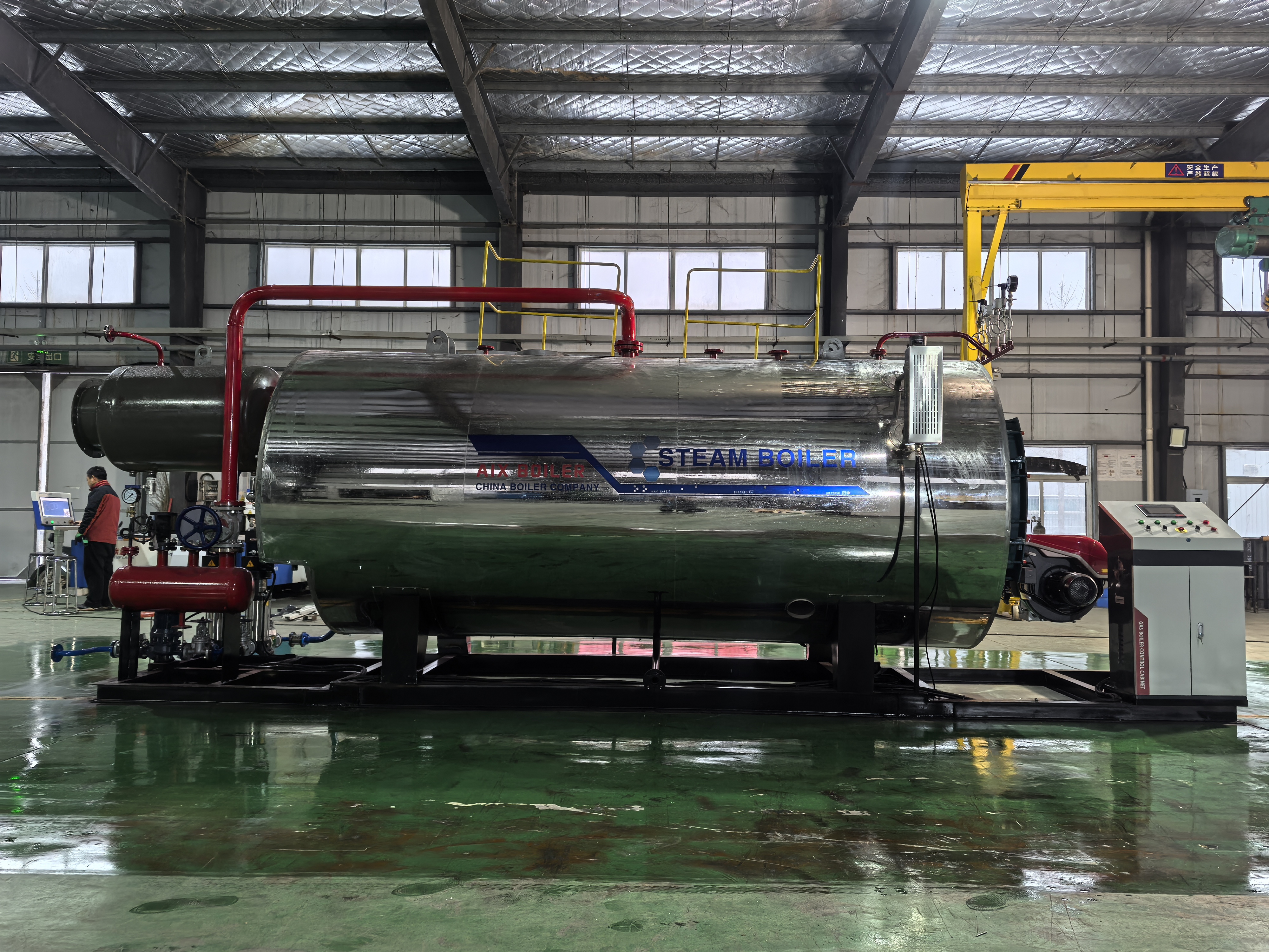 Fire Tube High Power Oil Gas Fired Hot Water Boiler Building Heating Solution