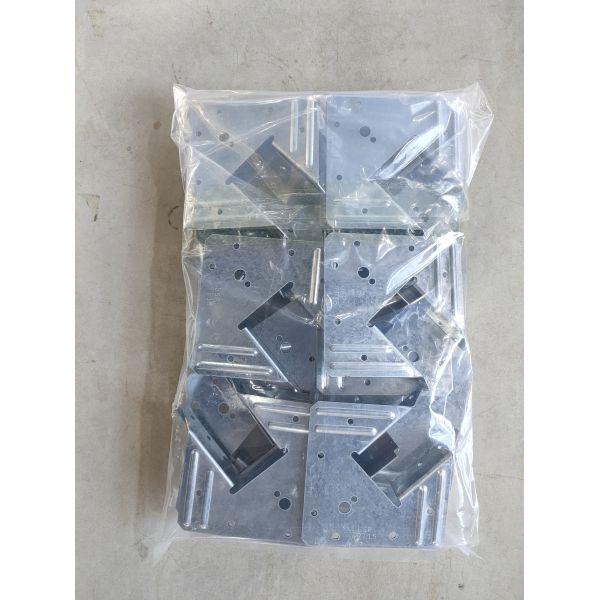 14-Gauge 2MM Hurricane Ties For Rafters 24 Pack Strong Straps Brackets Hot Dip Galvanized Powder Coating Clips Joist Hangers For 2X Deck Joists Roof Trusses