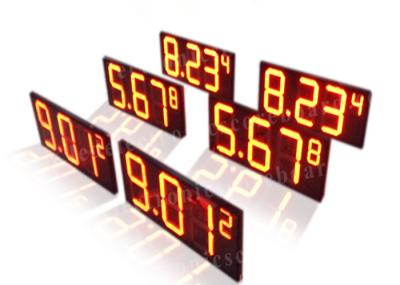 Long Lifespan Red Digital Gas Station Price Signs Led 7 Segment Display