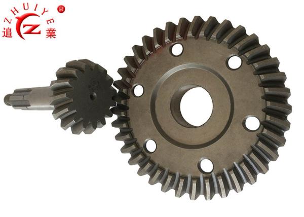 20CrMnTi 15/37 Crown Wheel And Pinion Gear For Auto Rickshaw Rear Differential