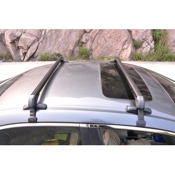 Universal Sedan Cars Roof Luggage Racks Rail Crossbars with Lock