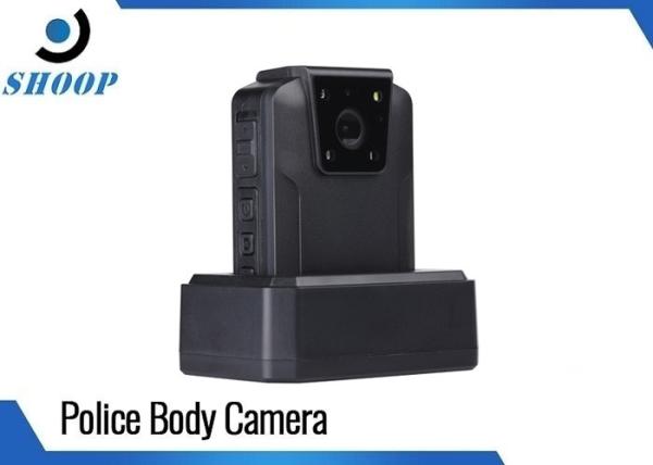 Night Vision 4M Pixel 1/3 CMOS Sensor H.264 / H.265 HD Body Police Camera