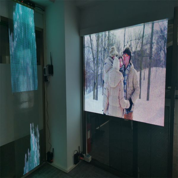 High-Transparency LED Transparent Film Display 5v  for Retail Windows & Storefront  Advertisment