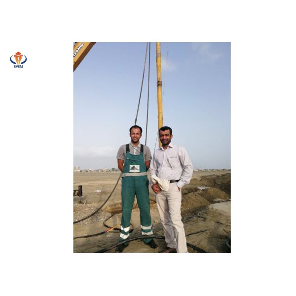 Улучшение почвы Vibro compaction Piling Machine 426 мм внешнего диаметра