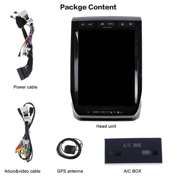 автомобиль стерео 1920*1080 13.3inch андроида 4G SIM WIFI Форда Sat Nav DVD 128GB
