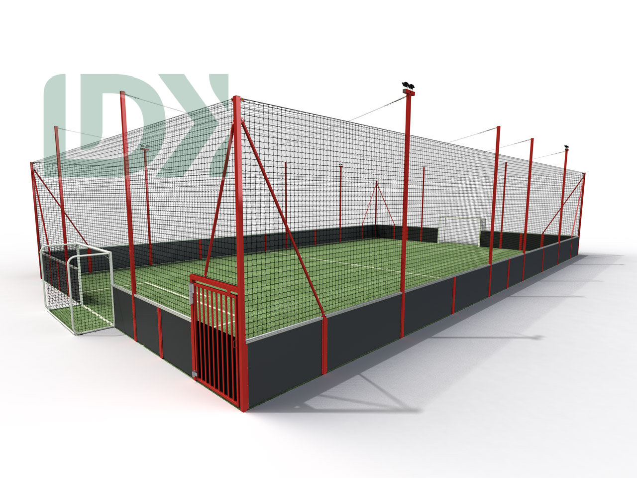 Daily Training Soccer Panna Cage High Strength Soft Mesh Street Football Cage