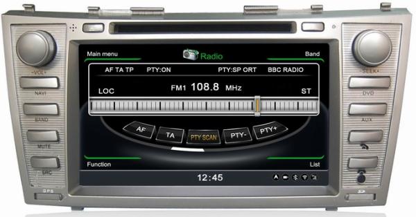 Ouchuangbo DVD stereo radio navigation Toyota Camry 2007-2011 S100 platform 1G CPU 1080P video