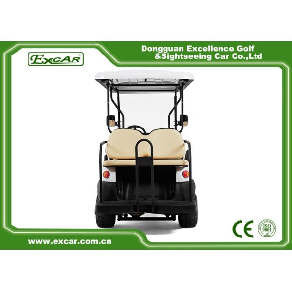 Coche con errores del golf blanco con errores eléctrico del golf de 6 Seater con el árbol de Graciano