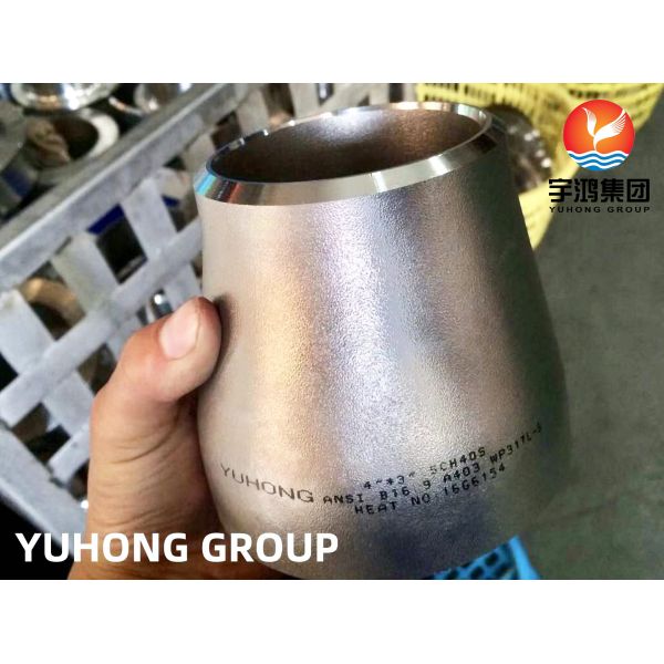 ASTM A403 WP317L Stainless Steel Concentric Reducer | ASME B16.9 Butt Weld Pipe Fitting