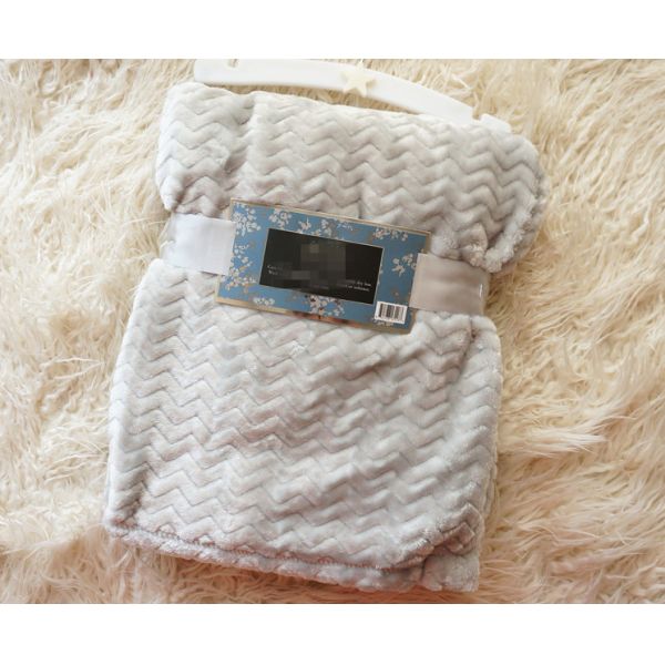 Small Jacquard Style Flannel Blanket For Baby , Children Kids Throw Blanket