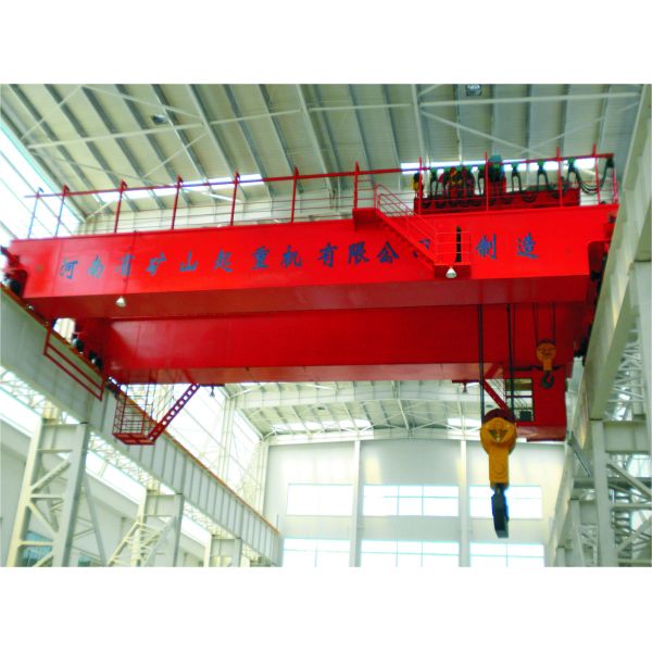 QD Double Girder Overhead Travelling Crane Span 10.5m Large Tonnage