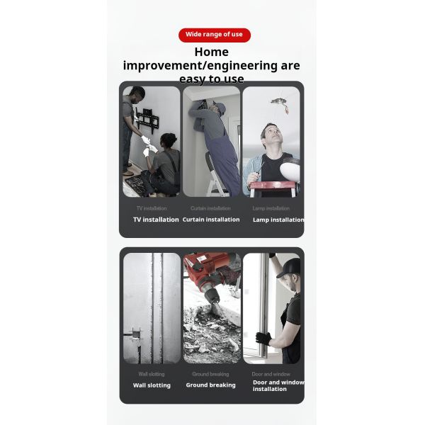 Стальные износостойкие редукторы Электрический инструмент молот 1200w Молот сверла поглощение ударов