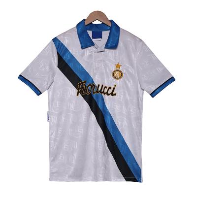 Inter Milan 1994 Retro Away Ventilateur Jersey Réplique de collection