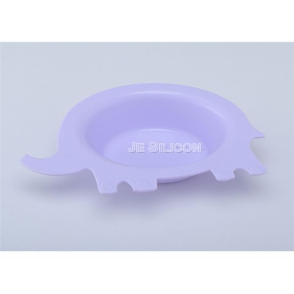 Elephant Shape Silicone Baby Products ,  FDA Approved Silicone Toddler Plates