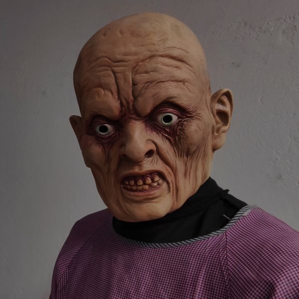 Breathable and Comfortable Latex Creepy Mask One Size Fit Most for Spooky Entertainment