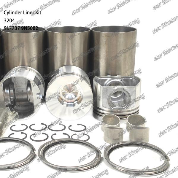 Para motores Caterpillar 3204 Kit de revestimento de cilindros 9L7737 1W1661 9N5082 Partes de reparação de motores mecânicos a diesel