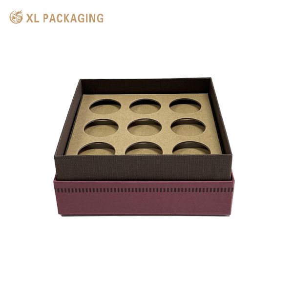 Люксовые шоколадные коробки для подарков Kraft Box для упаковки шоколада с крышкой