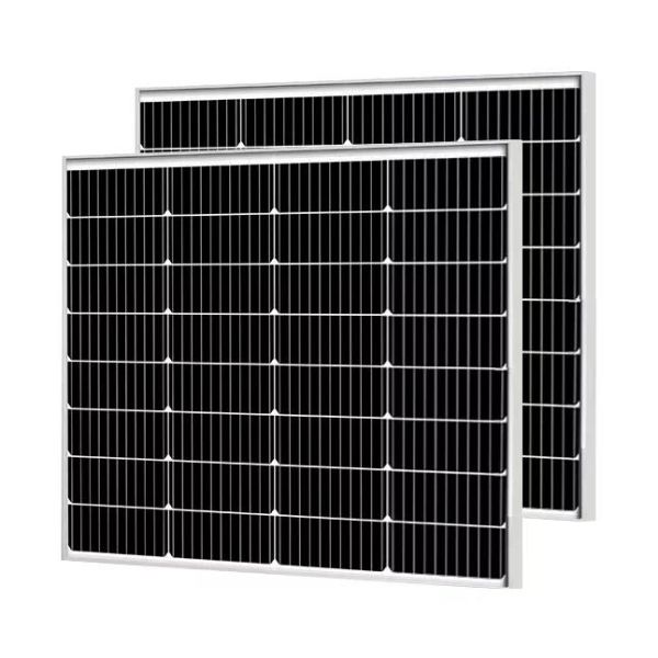 80w PV Glass Solar Panel Off Grid Monocrystalline Photovoltaic Solar Panel For Marine