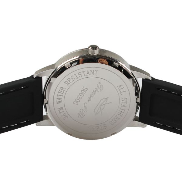 SHX Classic Black Quartz Watch · 40mm Dial Diameter With Leather Strap And Buckle