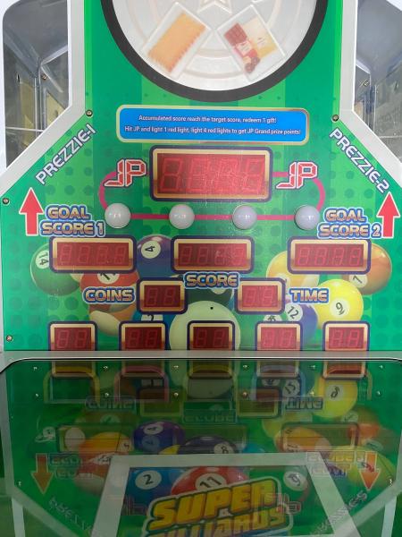 Super Billiards Arcade Lottery Coin Operated Playfun Ticket Redemption Ball Shooting Game Machine