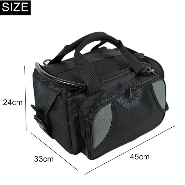 Oem Waterproof Tactical Range Gun Bag For Handguns And Ammo Black Grey