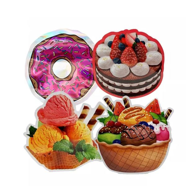 3.5g Resealable Zip Lock Mylar Food Storage Bags Special Shaped