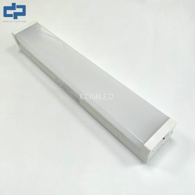 18W boîtier en acier inoxydable luminaire à LED linéaire 3000K 646 * 116 * 96mm