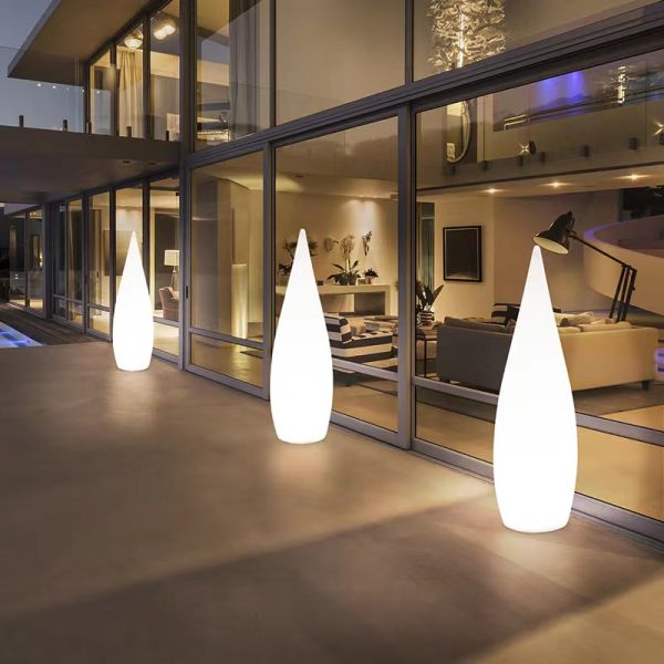 Plastic Glow Lights Led Floor Lamp For Outdoor Garden Party Decoration