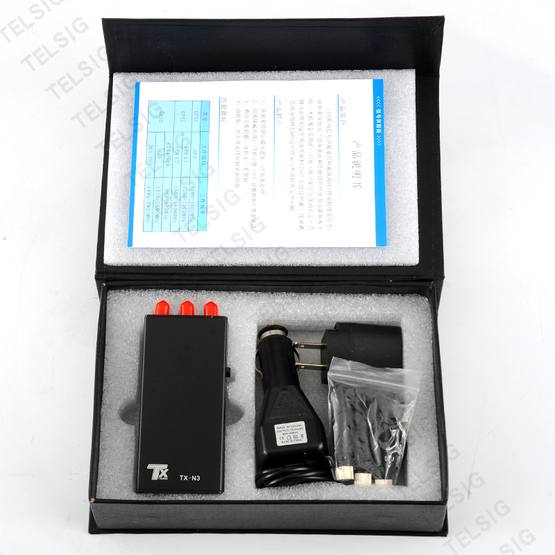 Jammer сигнала сотового телефона 2G/3G GSM/портативный, амортизатор блокатора сотового телефона 3 антенн портативный