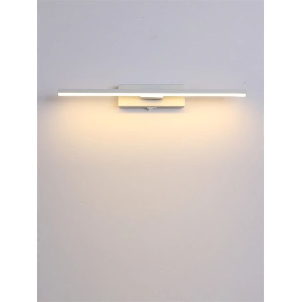 330° Rotatable LED Wall Light Minimalist black Bathroom Strip mirror front light(WH-MR-81)