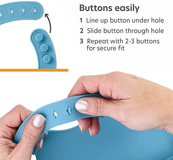 Нетоксический непахучий Bib младенца силикона, безосколочный уловитель Bib силикона