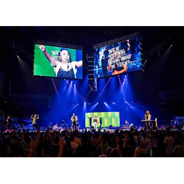 HD P3.91 Indoor Full Color Led Screen Rental SMD 3 In1 For Large Concert Video Wall