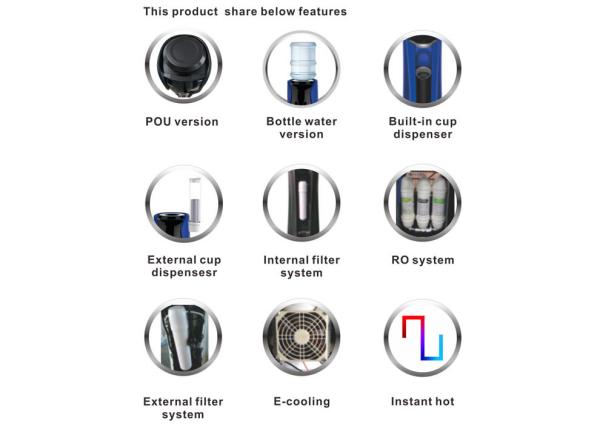 Free Standing Drinking Water Dispenser HC29 One Piece Boday 4L Cold Tank For Home