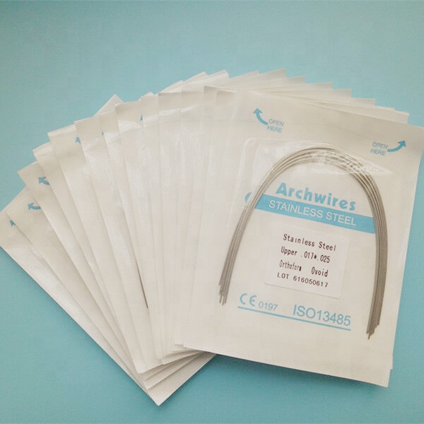 Orthodontic Stainless Steel Bull Braces Loop Wire For Teeth Alignment And Dental Retention