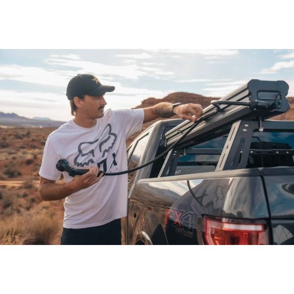 Portable Outdoor Camp Electric Shower Set for Camping Car Washing Pet Bathing Made of Durable Plastic